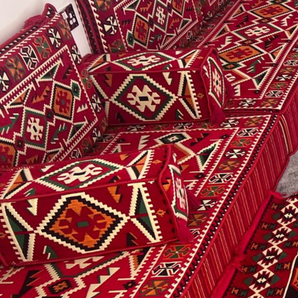 ARABIC MAJLIS JALSA TURKISH SOFA OTTOMAN STYLE FLOOR CUSHION SEATING-STRONG FOAM