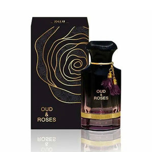 Oud and Roses | Eau De Parfum | 60ml | by Ahmed al Maghribi | Unisex Spray |